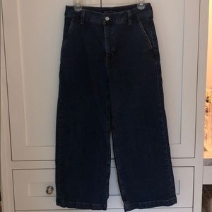 JCrew Mercantile Wide Leg Jeans